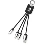 Light-up cable | rPET Plastic, Metal, Rubber | Three connectors