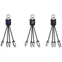 Light-up cable | rPET Plastic, Metal, Rubber | Three connectors