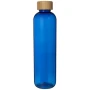 Wasserflasche | Recycelter Kunststoff | 1L | Deckel aus Bambus