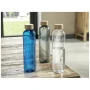 Wasserflasche | Recycelter Kunststoff | 1L | Deckel aus Bambus