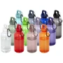 Wasserflasche | Recycelter Kunststoff | 400 ml | Mit Karabiner