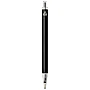 Bolígrafo Spectrum de aluminio reciclado (tinta azul) negro