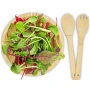 Salad bowl and cutlery | Classic | Bamboo wood | Environmentally friendly