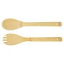 Salad bowl and cutlery | Classic | Bamboo wood | Environmentally friendly