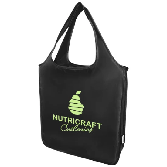 Draagtas | groot | GRS gecertificeerd |  RPET | zwart