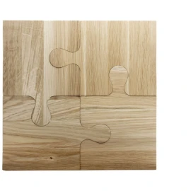 SCX.design K05 Puzzle Schneidebrett Set aus Eiche