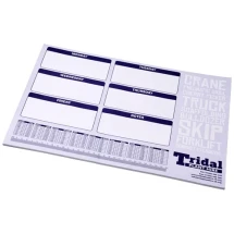 Notizblock A2 | Papier 80 g/m² | 25/50/100 Blätter | Vollfarbdruck