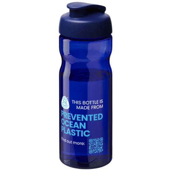 Single-wall sports bottle | PCR Plastic, PP Plastic |  650 ml | Eco | blauw