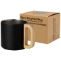 Double walled insulated mug | Recycled stainless steel & wood | 350 ml | Eco