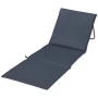 Strandliege | Polyester | 154x51 cm | Mit Aufbewahrungstasche und verstellbarem Gurt