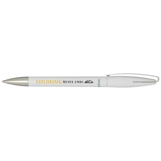 Ballpoint pen | Recycled plastic & stainless steel | Blue ink | Made in Germany | white