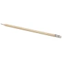 Pencil with eraser | Poplar wood, graphite & aluminium | Certified wood
