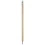Pencil with eraser | Poplar wood, graphite & aluminium | Certified wood