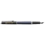Waterman Hemisphere vulpen | Metaal | Blauwe inkt | Gemaakt in Frankrijk | Hoge kwaliteit