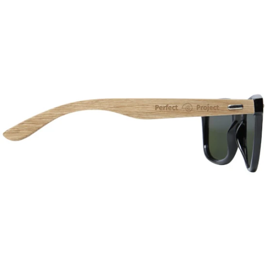 Mirrored polarized sunglasses | rPET & wood | Sustainable | In gift box | wood