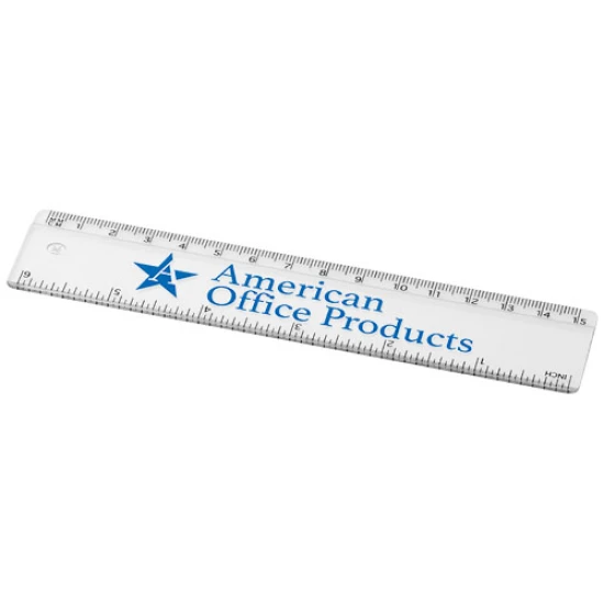 Solid ruler | Plastic | 15cm | transparent clear
