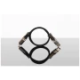 Cavo di ricarica | Alluminio e nylon riciclato | 100W | USB-A e USB-C | Display digitale
