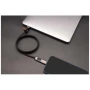 Cavo di ricarica | Alluminio e nylon riciclato | 100W | USB-A e USB-C | Display digitale