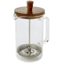 Cafetière à piston | 600 ml | écologique | bois d'acacia