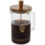 Cafetière à piston | 600 ml | écologique | bois d'acacia