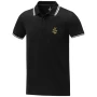 Polo shirt | 100% cotton 200 g/m2 | For men | Short sleeve | Satin neckband | Unique tipping detail on the collar and cuffs