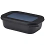 Mepal Cirqula bol rectangulaire multifonction | Plastique recyclé | 500 ml | Couvercle hermétique