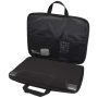 2-in-1 laptop case | GRS-certified recycled polyester | 3 L | 14" laptop sleeve | 180° opening | Trolley strap