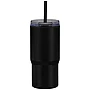Gobelet isotherme | Plastique recyclé RCS | 540 ml | Double paroi | Paille