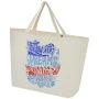 Shopper tote bag | Recycled cotton/polyester | 200 g/m² | 10L | Made in France