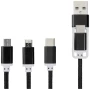 5-in-1 Charging cable | Copper coated aluminium & Polyester | 100cm
