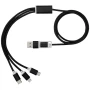 5-in-1 Charging cable | Copper coated aluminium & Polyester | 100cm