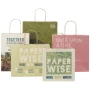 Paper bag | Agricultural waste 150 g/m² | 24x9x24cm | Twisted handles | Made in EU