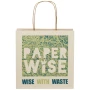 Paper bag | Agricultural waste 150 g/m² | 24x9x24cm | Twisted handles | Made in EU