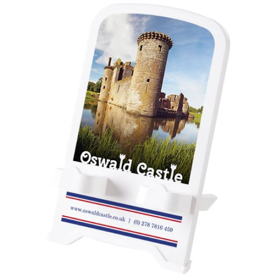 Telefoonhouder | Kunststof | Gemaakt in het Verenigd Koninkrijk | wit;wit