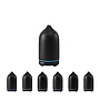 Prixton ZEN humidificateur | Plastique ABS | 300 ml | Fonction aromathérapie | Éclairage LED