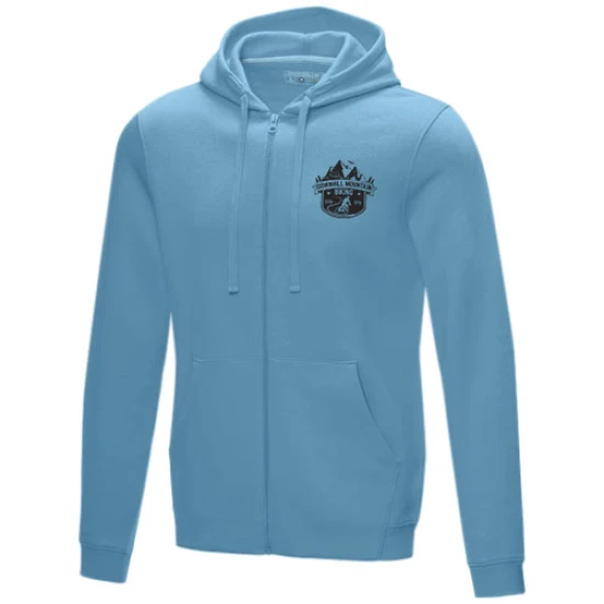 Hooded sweatshirt | Biologisch katoen en gerecycled polyester | Heren | Milieuvriendelijk | blauw
