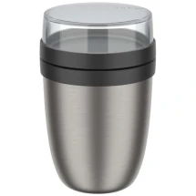 Recipiente para comida | Acero inoxidable | 500+200 ml | 2 compartimentos