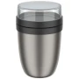 Recipiente para comida | Acero inoxidable | 500+200 ml | 2 compartimentos