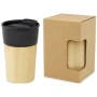 Mug | Porcelain and bamboo | 320 ml | Comfortable grip