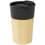 Mug | Porcelain and bamboo | 320 ml | Comfortable grip