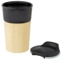 Mug | Porcelain and bamboo | 320 ml | Comfortable grip