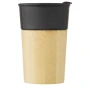 Mug | Porcelain and bamboo | 320 ml | Comfortable grip