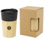 Mug | Porcelain and bamboo | 320 ml | Comfortable grip