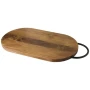 Cutting board | Acacia wood & iron | 595 g | With ergonomic handle | Rustic finish | FSC certified