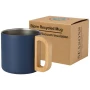 Doppelwandige Isoliertasse | Recycelter Edelstahl & Holz | 350 ml | Eco