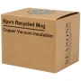 Doppelwandige Isoliertasse | Recycelter Edelstahl & Holz | 350 ml | Eco