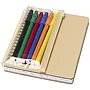 Carnet B6 | Papier certifié FSC 100 g/m² | Couverture rigide | 60 feuilles | 6 marqueurs aquarelle