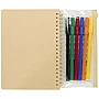 Carnet B6 | Papier certifié FSC 100 g/m² | Couverture rigide | 60 feuilles | 6 marqueurs aquarelle