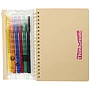 Carnet B6 | Papier certifié FSC 100 g/m² | Couverture rigide | 60 feuilles | 6 marqueurs aquarelle