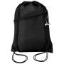Sac à cordon | Polyester recyclé 210D certifié GRS | 5 L | Poche avant zippée | Passage pour câble